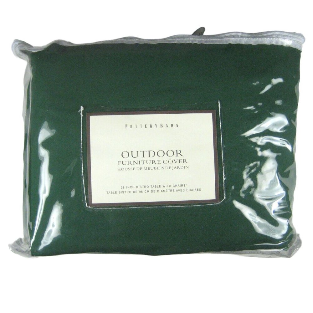 NEW Pottery Barn Bistro Table 38 inch Outdoor Furniture Cover Polyester Chairs
